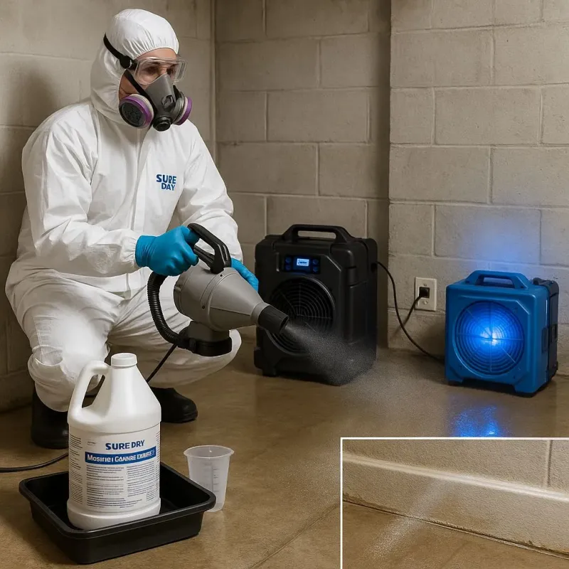 Sanitization and Odor Removal process in Strongsville, OH