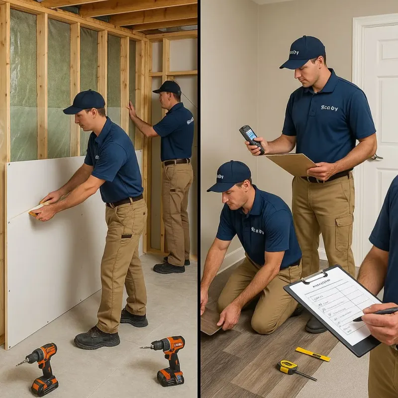 Repairs and Reconstruction process in Strongsville, OH